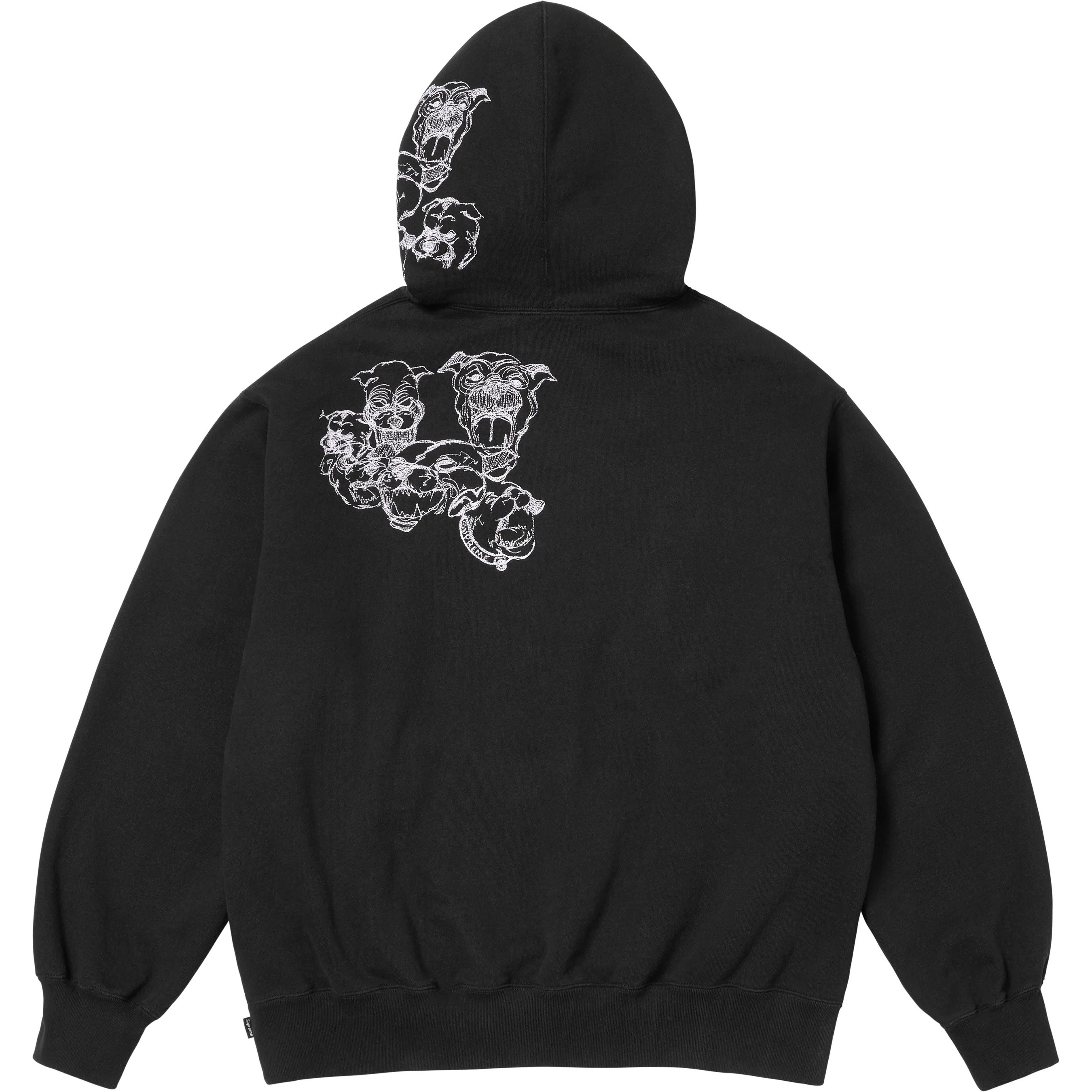 Pitbulls Embroidered Hooded Sweatshirt view 11